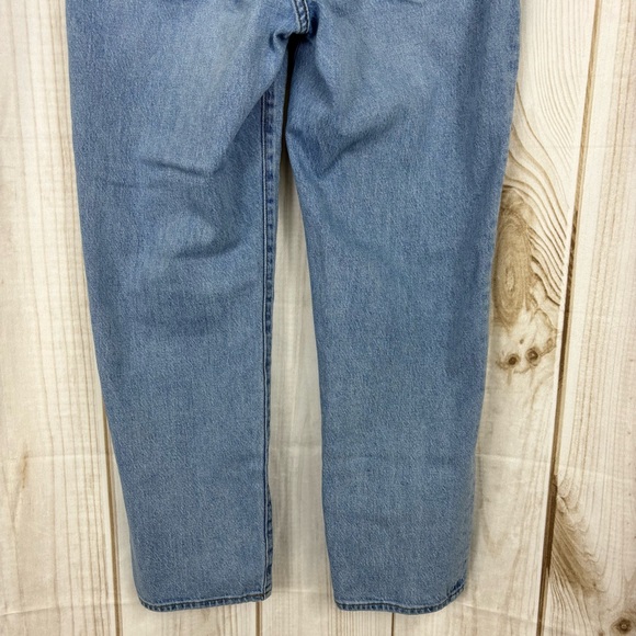 J Crew Cropped Jeans Slim Boyfriend Light Wash Hi Rise Ankle Capri Blue Size 28 - Picture 6 of 12